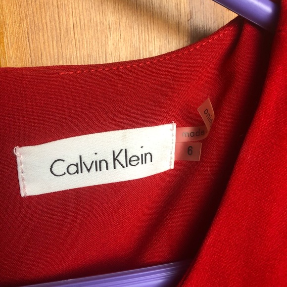 Calvin Red Dress - Picture 2 of 3